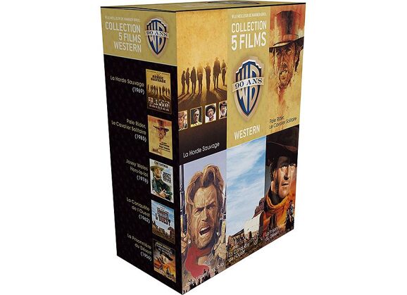 Image Blu-Ray 90 Ans Warner - Coffret 5 Films - Western - Édition Limitée