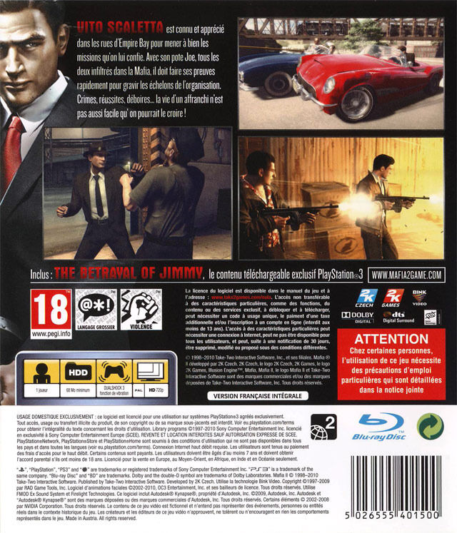 Jogo Mafia II Usado Para PS3 - Loja de Vídeo Games Fortaleza EiNerdGames