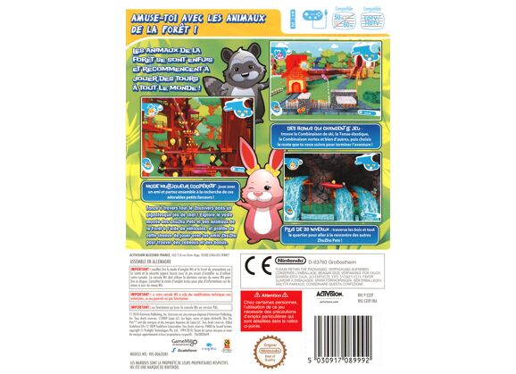 Image Jeux Vidéo ZhuZhu Pets Animaux de la Forêt Wii