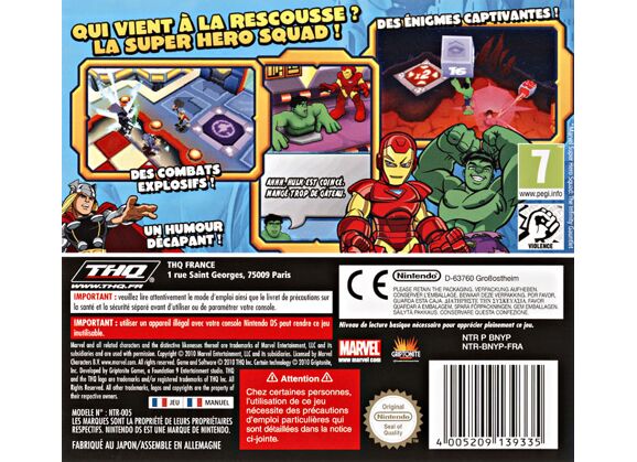 Image Jeux Vidéo Marvel Super Hero Squad Le Gant de l'Infini DS