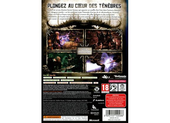 Image Jeux Vidéo Hunted The Demon's Forge Xbox 360