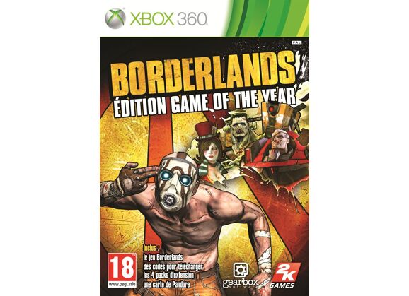 Image Jeux Vidéo Borderlands Game of The Year Edition Xbox 360