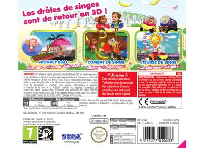 Jeux Vidéo Super Monkey Ball 3D 3DS
