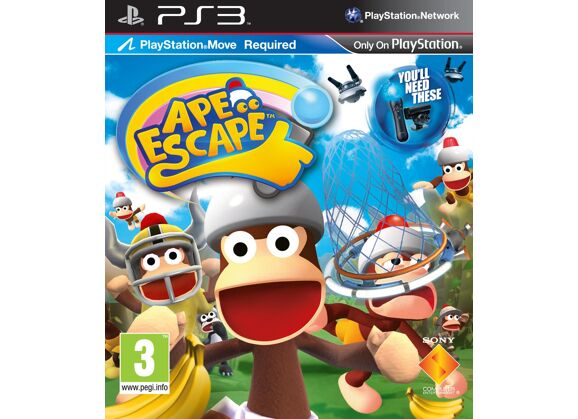 Image Jeux Vidéo Ape Escape Move PlayStation 3 (PS3)