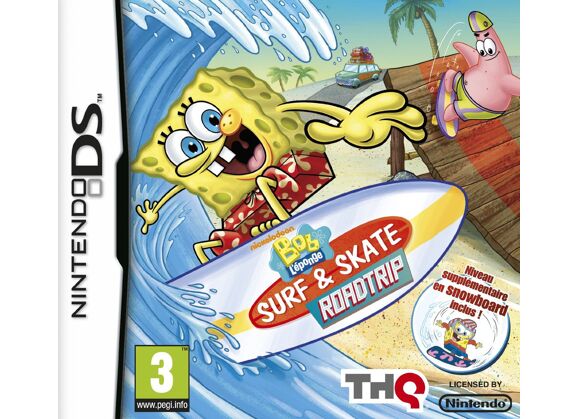 Image Jeux Vidéo Bob L'Eponge Surf & Skate Roadtrip DS