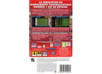 Jeux Vidéo Football Manager Handheld 2012 PlayStation Portable (PSP)
