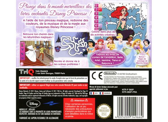 Image Jeux Vidéo Disney Princesse Livres Enchantés DS