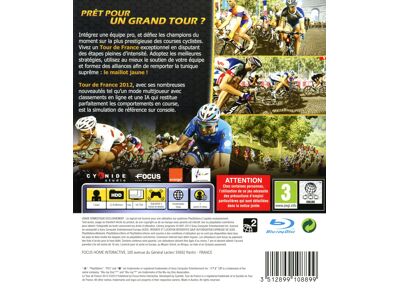 Jeux Vidéo Tour de France 2012 PlayStation 3 (PS3)