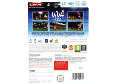 Image Jeux Vidéo Pro Evolution Soccer 2013 (Pass Online) Wii