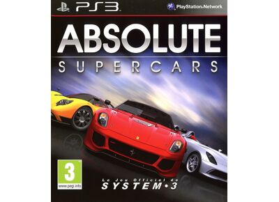 Jeux Vidéo Absolute Supercars PlayStation 3 (PS3)
