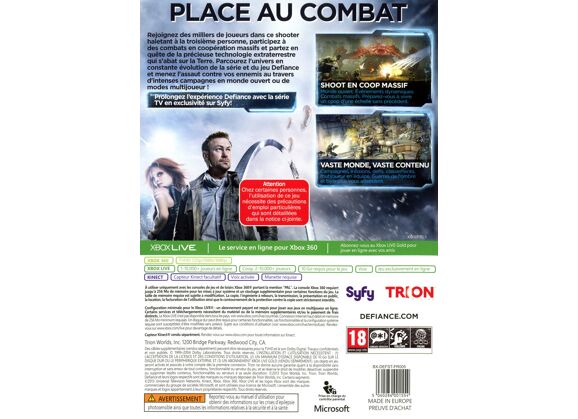 Image Jeux Vidéo Defiance Xbox 360