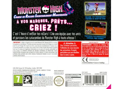 Jeux Vidéo Monster High Course de Rollers Incroyablement Monstrueuse 3DS