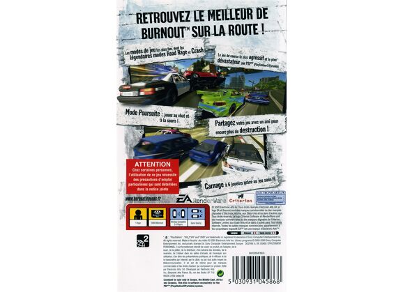 Image Jeux Vidéo Burnout Legends PlayStation Portable (PSP)