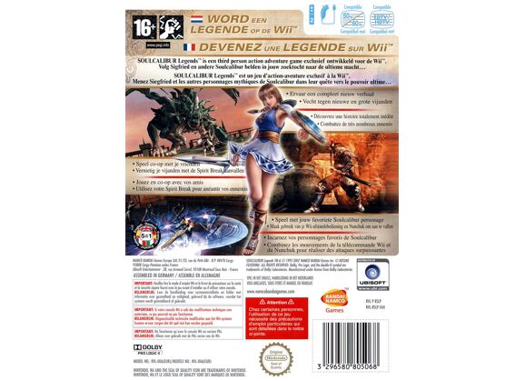 Image Jeux Vidéo SoulCalibur Legends Wii