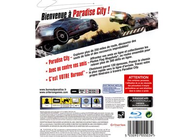 Jeux Vidéo Burnout Paradise Platinum PlayStation 3 (PS3)