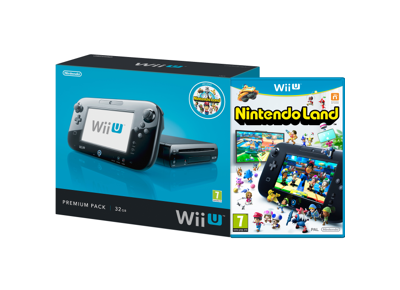 Console NINTENDO Wii U Noir 32 Go + 1 manette + Nintendo Land