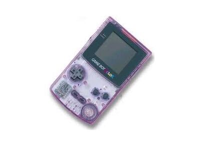 Image Console NINTENDO Game Boy Color Violet Transparent