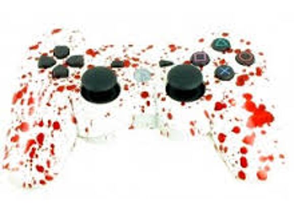 Image Acc. de jeux vidéo SONY Manette Sans Fil DualShock 3 Dexter Blanc PS3