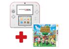 Console NINTENDO 2DS Blanc Rouge + Animal Crossing New Leaf