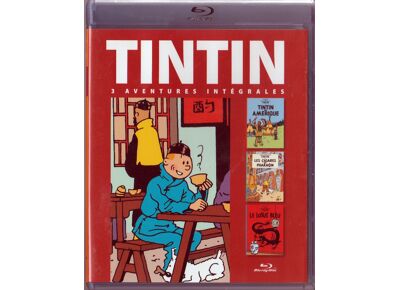 Blu-Ray  Tintin 3 aventures : Tintin en Amérique / Les cigares du pharaon / Le lotus bleu