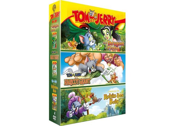Image DVD Tom & Jerry : Le haricot géant + Robin des Bois + Le dragon perdue - Pack DVD Zone 2