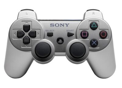 Acc. de jeux vidéo SONY Manette Sans Fil DualShock 3 Argent PS3