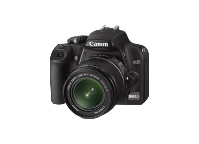 Appareils photos numériques CANON EOS 1000D + 18-55mm Noir