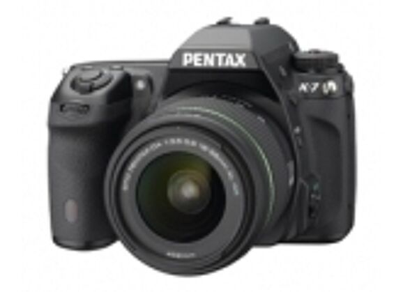 Image Appareil photo numérique PENTAX K-7 + DA 18-55 mm WR + DA 50-200 mm WR Noir