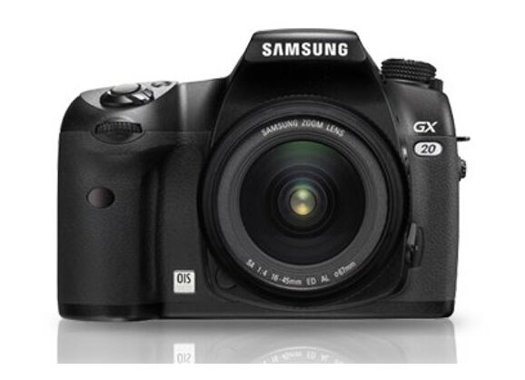 Image Appareil photo numérique SAMSUNG GX-20 SLR 18-55mm Noir