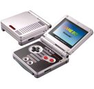 Image Console NINTENDO Game Boy Advance SP Noir Gris NES Edition Classique