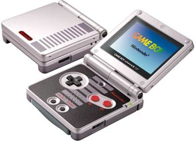 Console NINTENDO Game Boy Advance SP NES Edition Noir & Gris