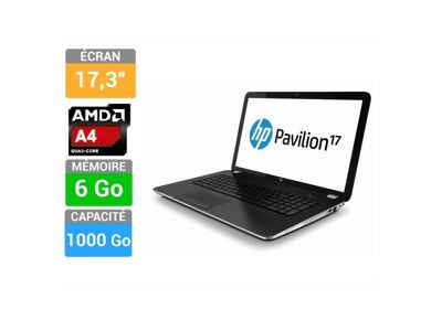 Ordinateurs portables HP Pavilion 17-E103sf