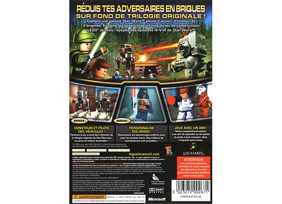 Image Jeux Vidéo LEGO Star Wars II La Trilogie Originale Classics Xbox 360
