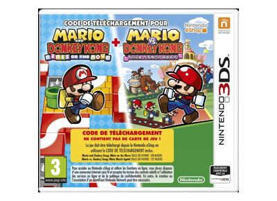 Image Jeux Vidéo Code de téléchargement pour Mario and Donkey Kong Minis on the Move 3DS