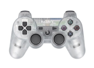 Acc. de jeux vidéo SONY Manette Sans Fil DualShock 3 Blanc Transparent PS3