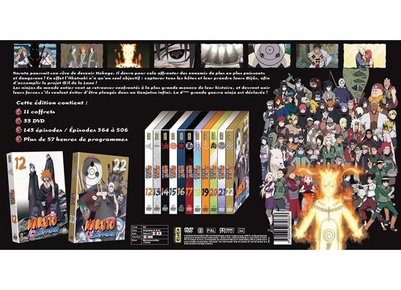 Image DVD Naruto Shippuden - Vol. 12 à 22 - Édition Limitée DVD Zone 2