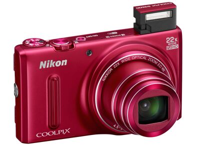 Appareils photos numériques NIKON Coolpix S9600 Rouge