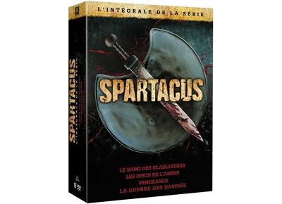 DVD  Spartacus - L'intégrale de la série : Le sang des Gladiateurs + Les dieux de l'arène + Vengeance + La guerre des damnés DVD Zone 2