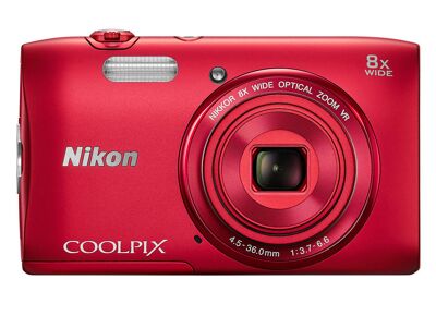 Appareils photos numériques NIKON Coolpix S3600 Rouge