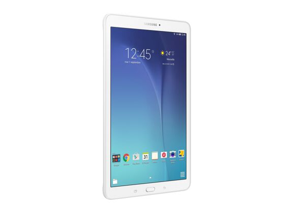 Image Tablette SAMSUNG Galaxy Tab E SM-T560 Blanc 8 Go Wifi 9.6
