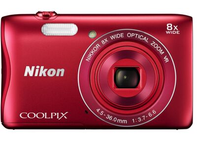 Appareils photos numériques NIKON Coolpix S3700 Rouge Rouge