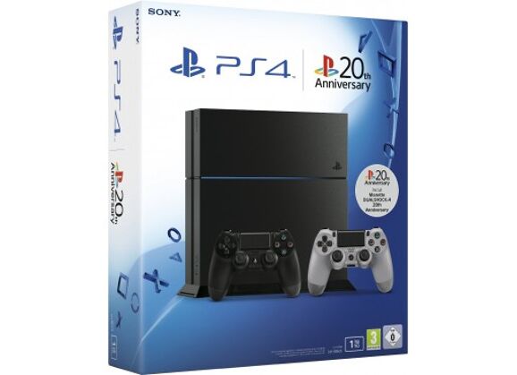 Image Console SONY PS4 Noir 1 To + 2 manettes (20th Anniversary)
