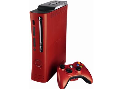 Console MICROSOFT Xbox 360 Rouge 20 Go + 2 manettes