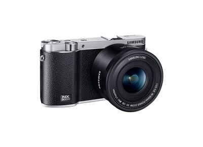 Appareils photos numériques SAMSUNG NX NX3000 + OIS 16-50mm Noir, Argent Noir