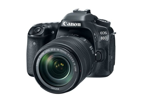 Image Appareils photos numériques CANON Reflex EOS 80D Noir + EF-S 18-135mm IS USM Noir