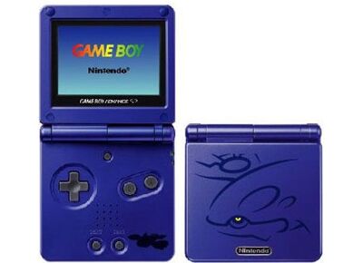 Console NINTENDO Game Boy Advance SP Pokémon Saphir Bleu