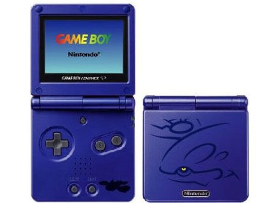 Image Console NINTENDO Game Boy Advance SP Bleu Pokémon Saphir
