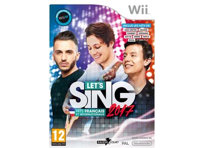 Jeux Vidéo Let's Sing 2017 Hits Français et Internationaux Wii U