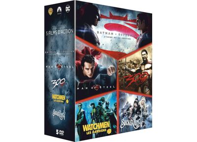 DVD  Le Meilleur De Zack Snyder : Batman V Superman, L'aube De La Justice + Man Of Steel + 300 + Watchmen, Les Gardiens + Sucker Punch - Pack DVD Zone 2