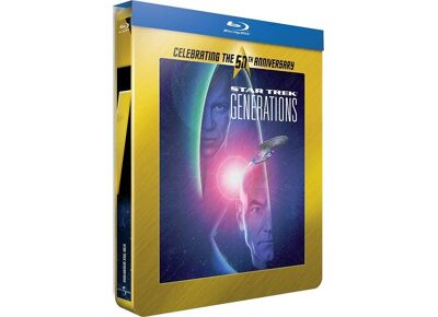 Blu-Ray  Star Trek : Générations - 50ème Anniversaire Star Trek - Édition BoÃ®tier Steelbook - Blu-Ray